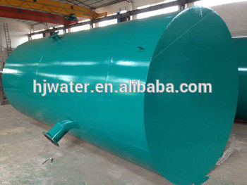 A23 パーソナライズされた砂フィルター 横向の炭素鋼エポキシ塗料容器 パネウマティックバタフライバルまたは電気バタフライ