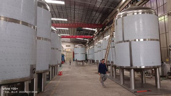 ISO9001 BV TUV 認証 ステンレス鋼製 産業用貯蔵タンク