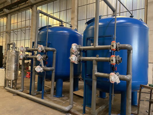 石英砂水処理アクセサリー、0.05MPa - 0.07MPa圧力ステンレス鋼フィルターハウジング