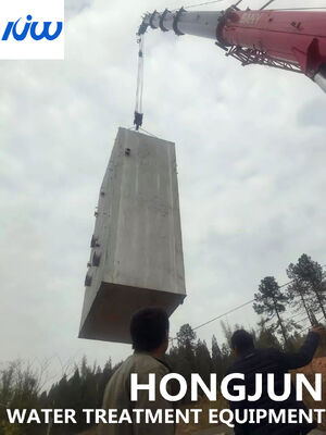 河川水浄化用1時間あたり100立方メートル統合純水処理プロセス設備プラント